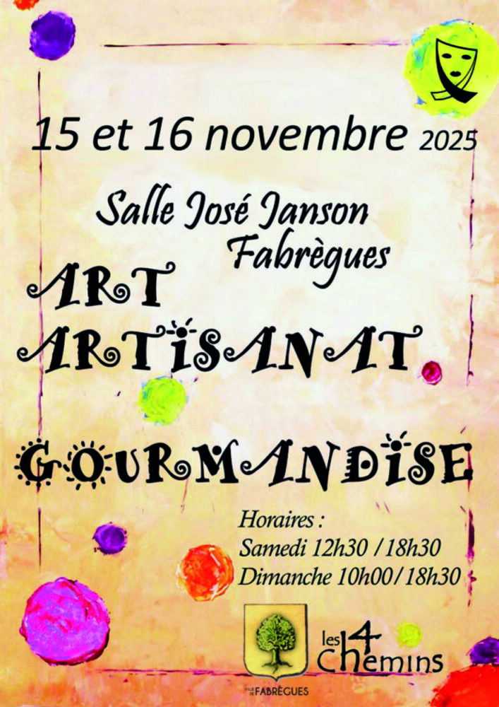 Salon Art, Artisanat et Gourmandise de Fabrègues (41e édition)